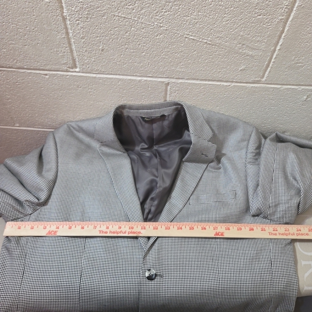 ProntoModa Italia Lana Lux Silk Wool, Cashmere Jacket Blazer Suit Coat Mens 46R - Picture 5 of 16